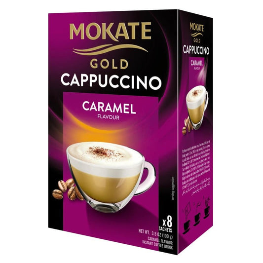 MOKATE GOLD CAPPUCCINO ΚΑΡΑΜΕΛΑ 8*12.5ΓΡ (5900649060043)