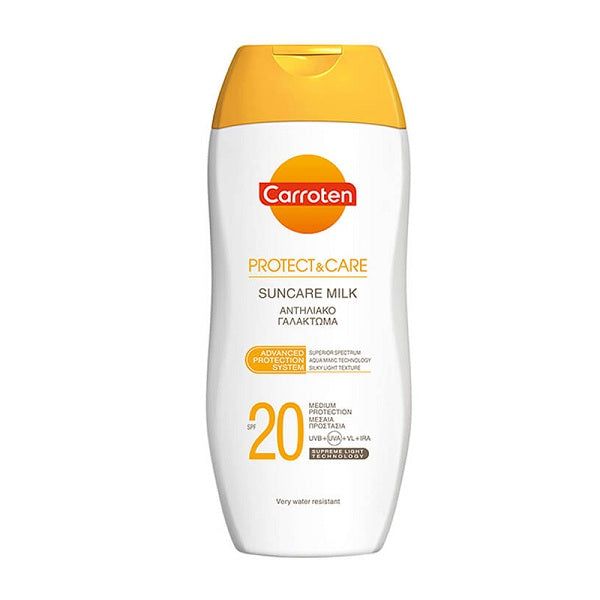 Carroten Protect &amp; Care Suncare Sunscreen Lotion SPF20+ 200ml (5201314156093)