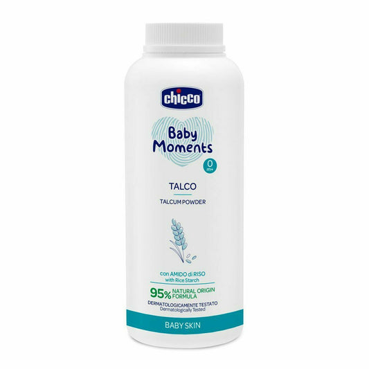 Chicco Baby Moments Βρεφική Πούδρα Ταλκ για την Αλλαγή της Πάνας 150gr 6τ (8058664178391)