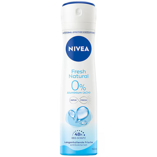 Nivea Fresh Natural 48h Spray 150ml 6t (4005900679369)