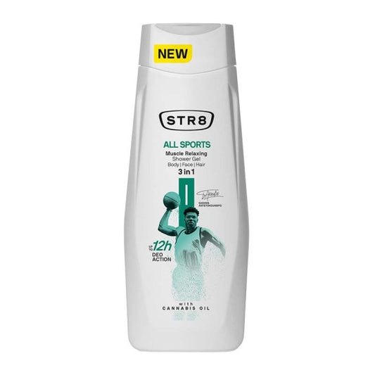 STR8 400ml All Sports 3 in 1 Shower Gel (5201314121701)