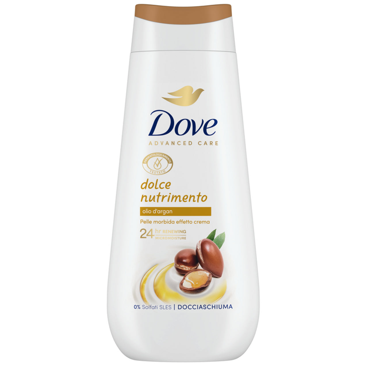 Dove Argan 225ml Αφρόλουτρο 12τ (8720181460043)