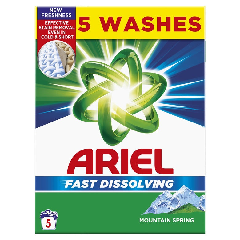 Ariel Powdered Laundry Detergent Mountain Spring 5 Measures (8006540940310)
