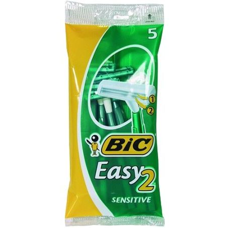 Bic 2 Sensitive Ξυραφάκια μιας Χρήσης με 2 Λεπίδες για Ευαίσθητες Επιδερμίδες 5τμχ (3086127501061)