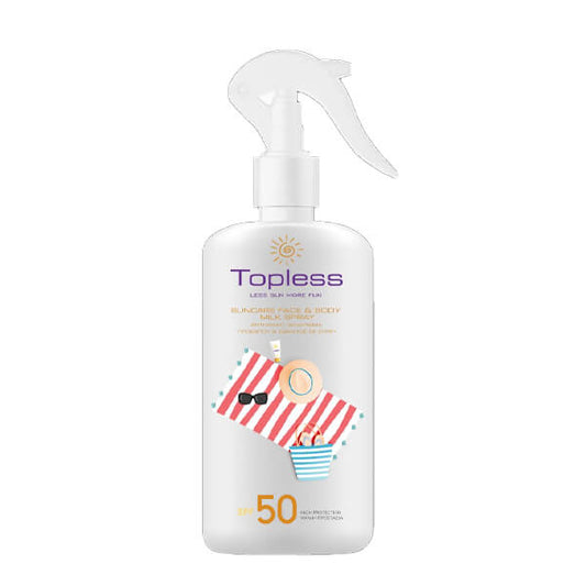 Topless Αντιηλιακή Κρέμα Spray SPF50 200ml 12τ (5213000722222)