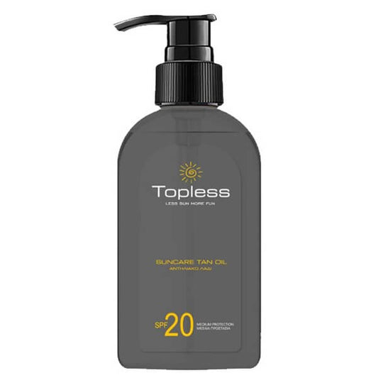 Topless Αντιηλιακό Λάδι SPF20 150ml 12τ (5213000722253)