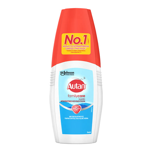 Autan Εντομοαπωθητική Lotion Σώματος Family Care 100ml (8000203142318)
