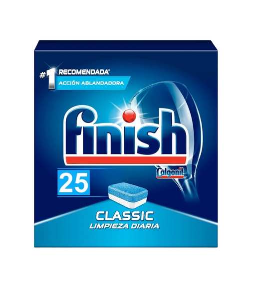 FINISH ΚΑΨΟΥΛΕΣ ΠΛΗΝΤ. ΠΙΑΤΩΝ 25ΤΕΜ POWERBALL CLASSIC (8410104894443)