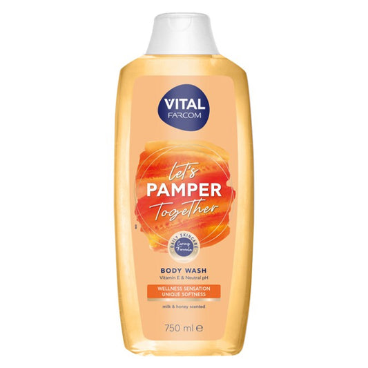 Farcom Vital Αφρόλουτρο Pamper 750ml 12τ (5202663113690)