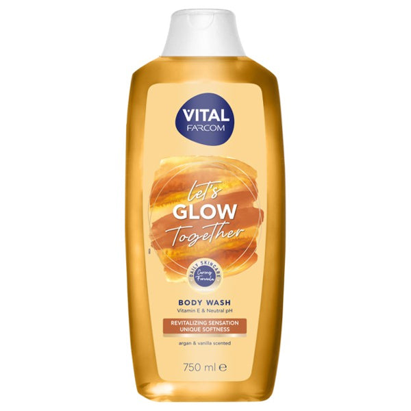 Farcom Vital Αφρόλουτρο Glow 750ml 12τ (5202663113768)