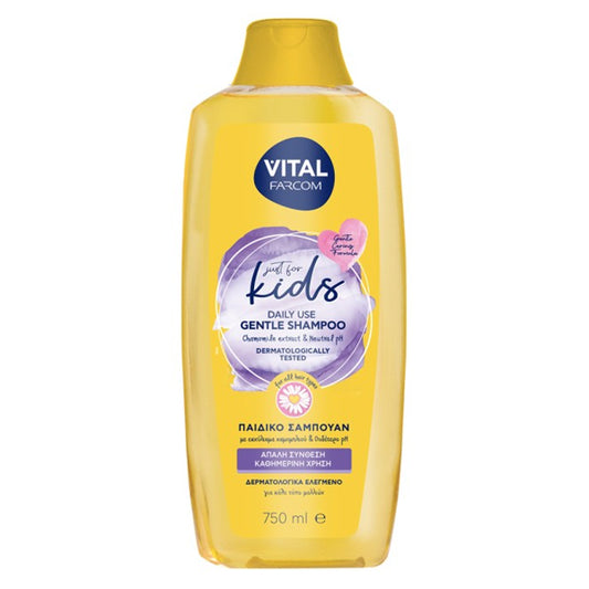 Farcom Vital Παιδικό Σαμπουάν με Χαμομήλι 750ml 12τ (5202663036739)