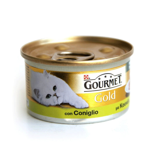 Purina Gourmet Gold Πατέ Κουνέλι 85gr 24τ (80634492)