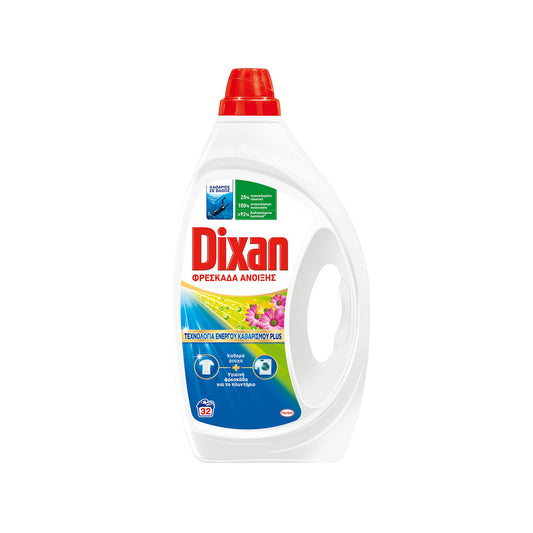 DIXAN ΥΓΡΟ ΠΛΥΝΤ. SPRING FRESH 32ΜΕΖ (Σ4) (5201395170735)