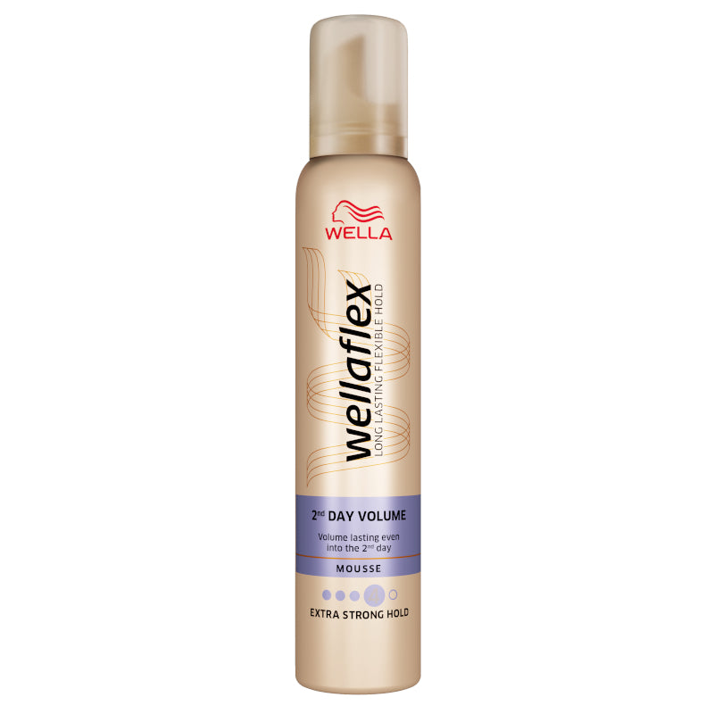 Wella Wellaflex 2-Day Volume Mousse 4 Extra Strong Hold 200ml 6t (4064666045054)