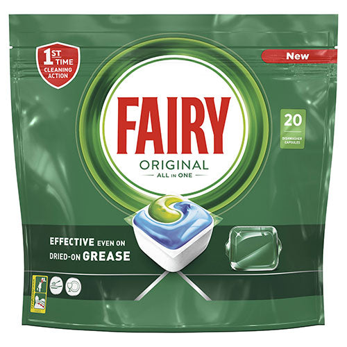 Fairy Original All in One 20 Κάψουλες Πλυντηρίου Πιάτων 5τ (8001841966045)