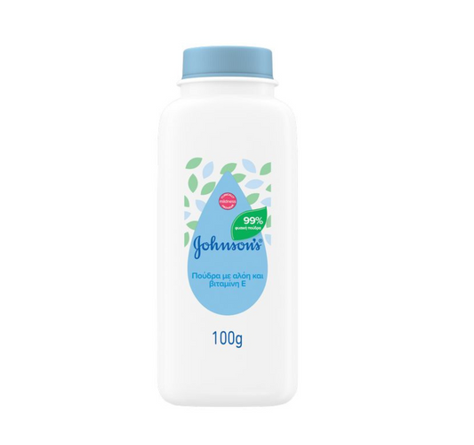 JOHNSON & JOHNSON'S ΠΟΥΔΡΑ ALOE & VITAMIN 100ΓΡ 6τ (3574661728513)