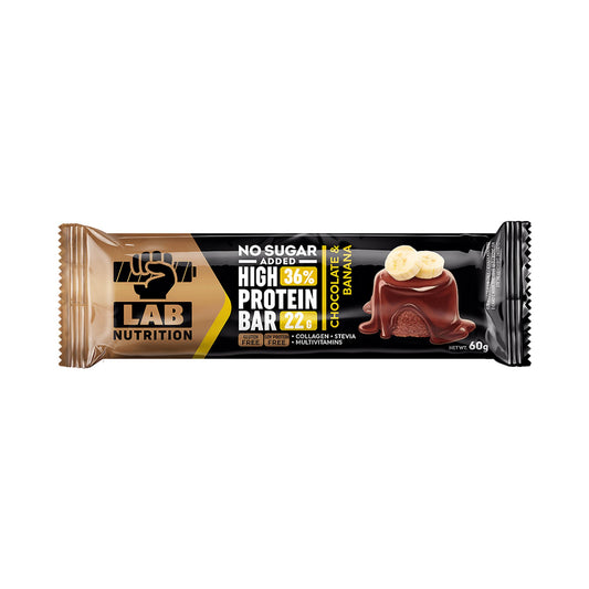 LAB NUTRITION High Protein Bar 36% Chocolate Banana 60gr (3800501538876)