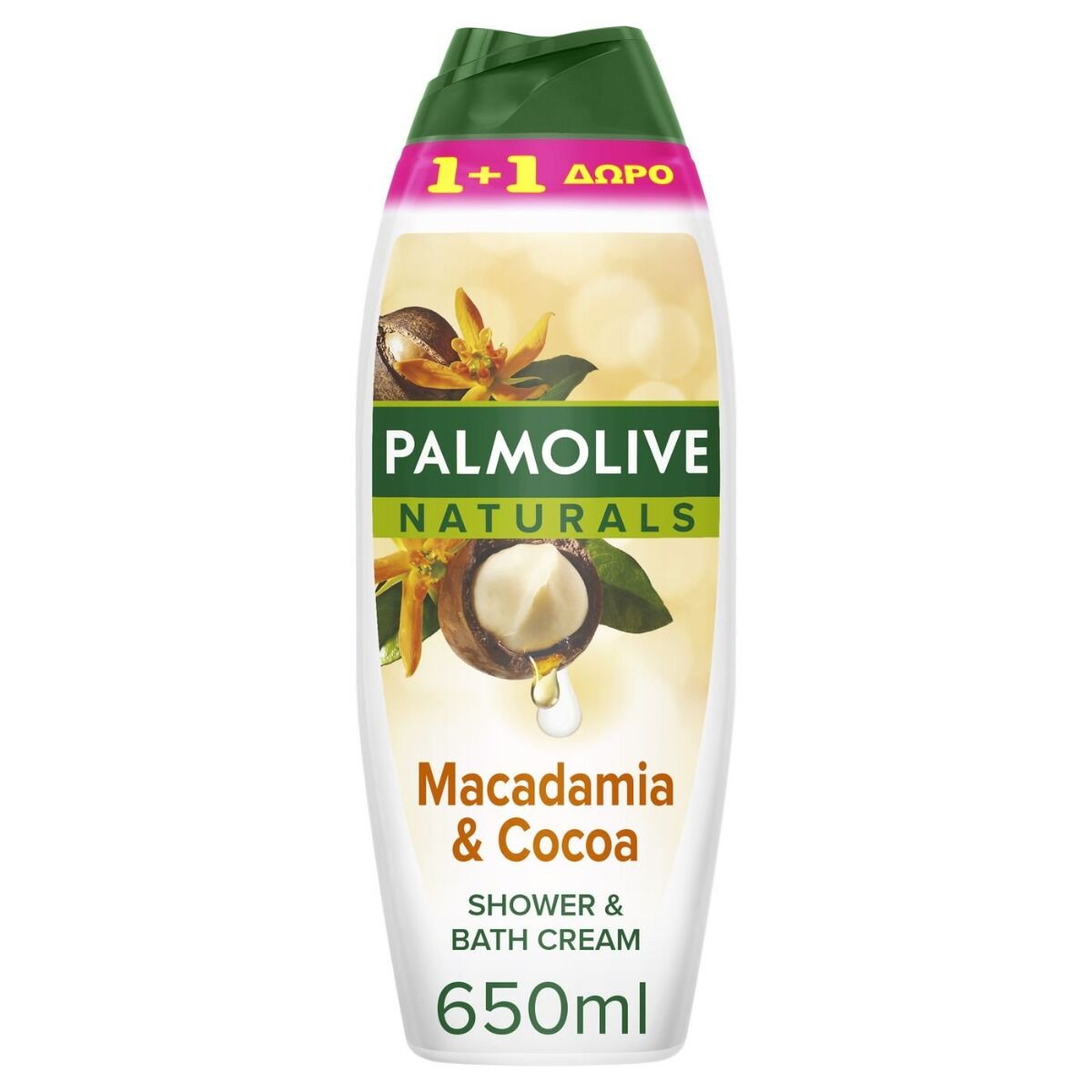 Palmolive 650ml Naturals Macadamia Αφρόλουτρο σε Gel 12τ (8714789943206)