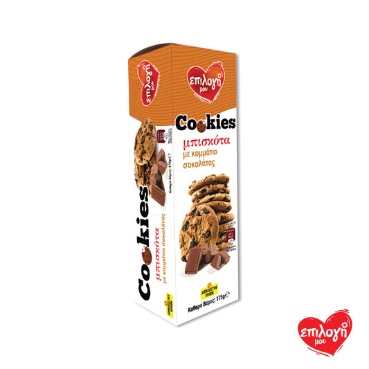 Μπισκότα Επιλογή Μου Cookies Με Κομμάτια Σοκολάτας 175gr (5207066108656)