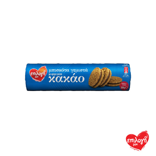Μπισκότα Επιλογή Μου Γεμιστά Με Κακάο 200gr (5207066119430)