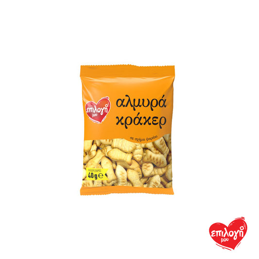 Αλμυρά Κράκερ Επιλογή Μου Σχήμα Ψαράκι 40gr (5207066120252)