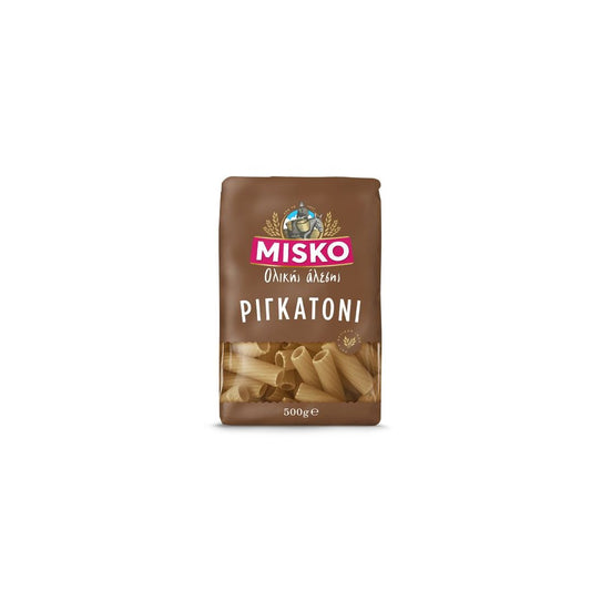 Misko Whole Grain Rigatoni 500gr 12t (5201010015144)