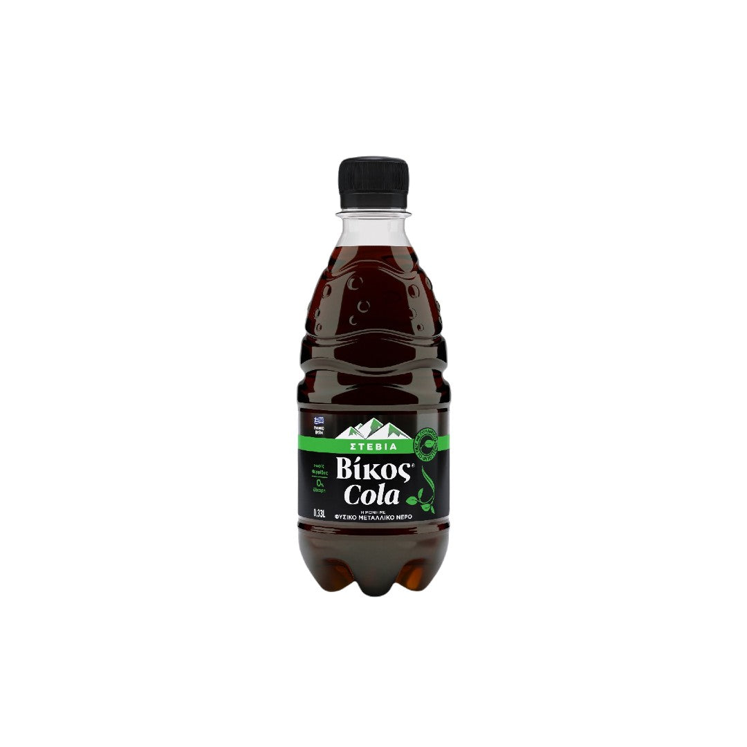 Βίκος Cola Stevia με Ανθρακικό 330ml (5201946901047)