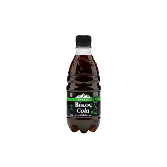 Βίκος Cola Stevia με Ανθρακικό 330ml (5201946901047)