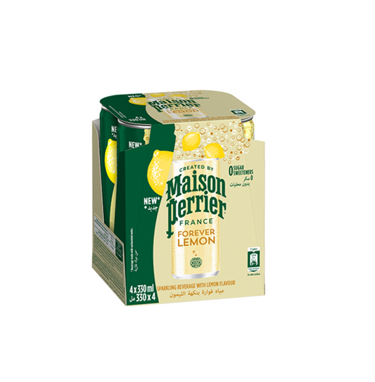 Perrier Maison Φυσικό Μεταλλικό Ανθρακούχο Νερό Forever Lemon 330ml- ΤΜΧ  (8445291064997)