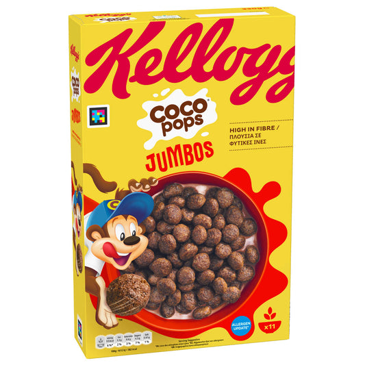 Kellogs Coco Pops Jumbo 330gr 20τ (5059319023793)
