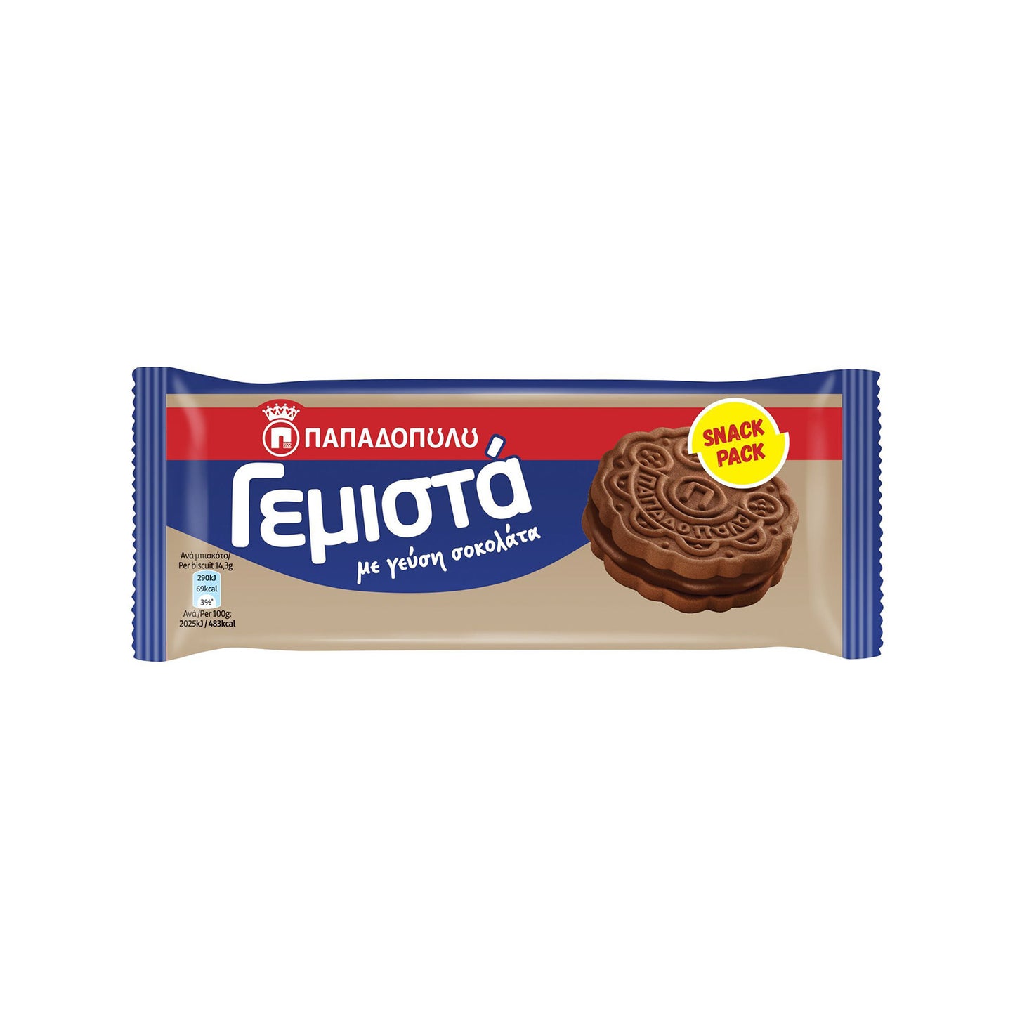 ΠΑΠΑΔΟΠΟΥΛΟΥ ΓΕΜΙΣΤΑ 58gr. - (ΣΟΚΟΛΑΤΑ) (Σ10) (5201004044235)