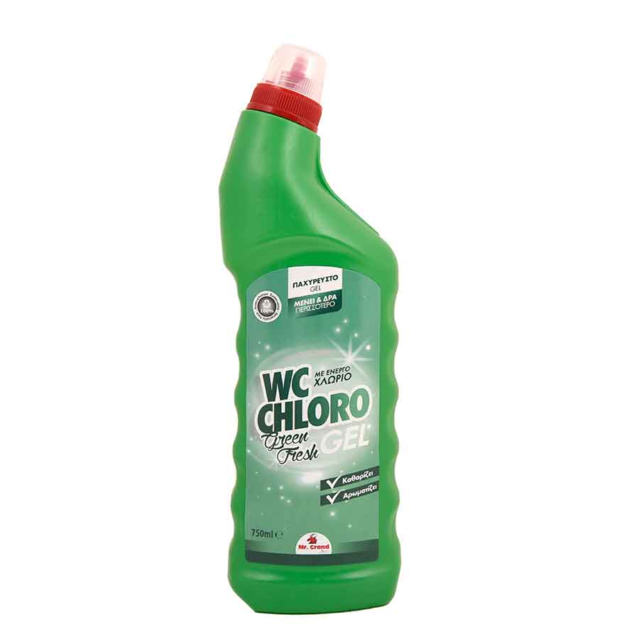MR GRAND ΥΓΡΟ WC GEL GREEN 750ml. (Σ12) (5203278058857)