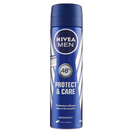 Nivea Men Protect &amp; Care Quick Dry Anti-perspirant Deodorant 48h in Spray 150ml 6t (4005900388957)