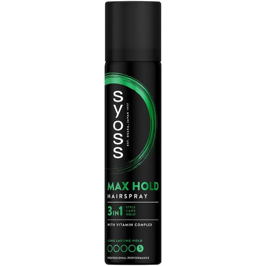 SYOSS HAIRSPRAY MAX HOLD MINI 75ML (Σ12) (5410091753733)