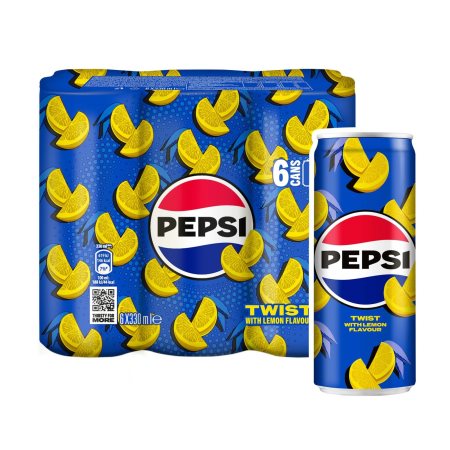 Pepsi Twist Cola με Λεμόνι 6*330ml (5201156000240)