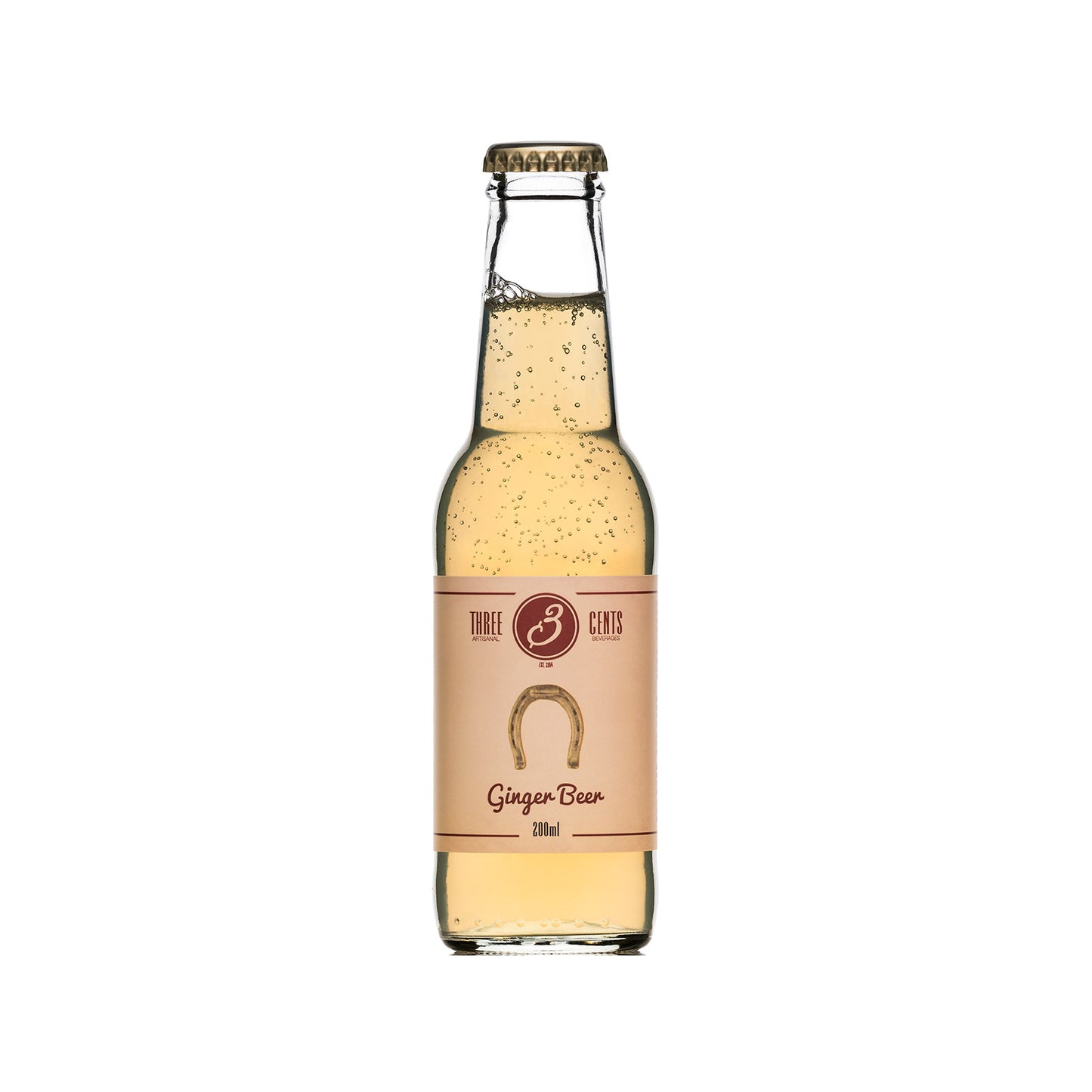 THREE CENTS ΓΥΑΛΙ 200ml - (GINGER BEER) (Σ24) (5060671000148)