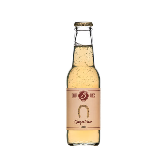 THREE CENTS ΓΥΑΛΙ 200ml - (GINGER BEER) (Σ24) (5060671000148)