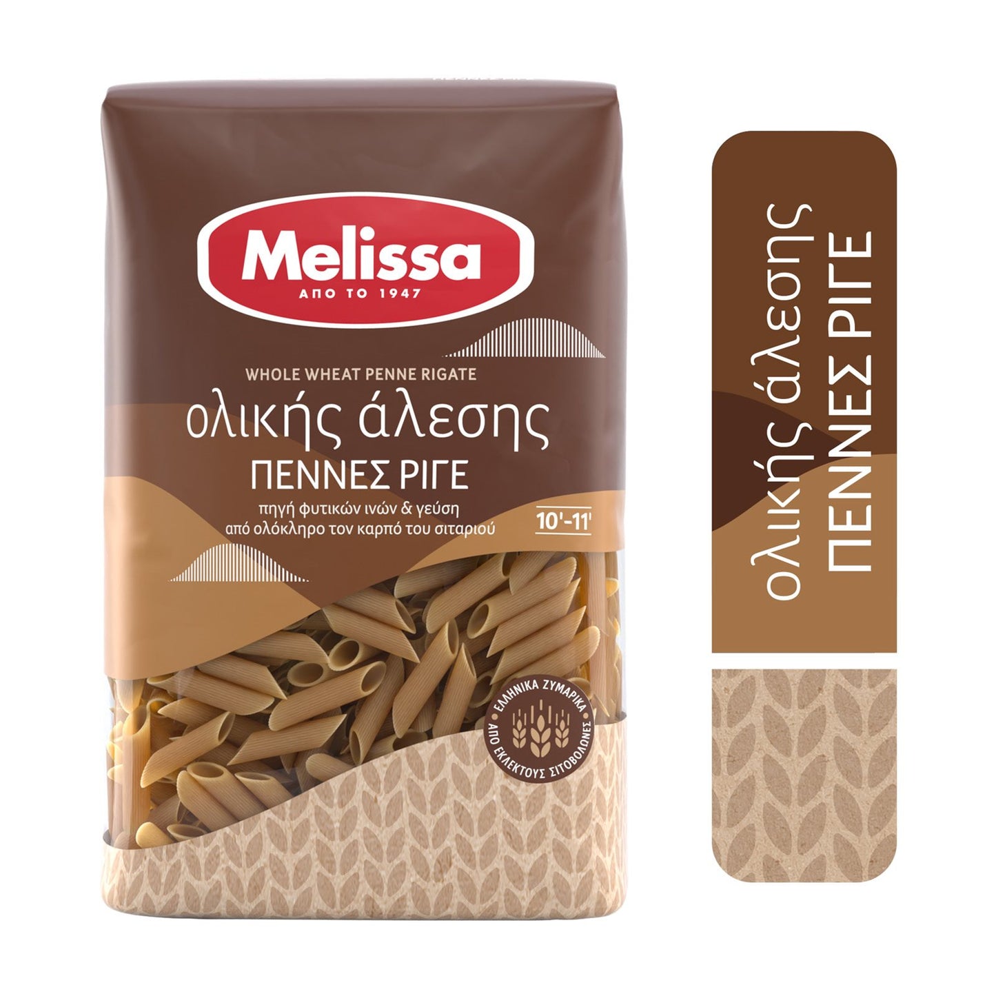 Melissaa Whole Milled Pennes 500gr 15t (5201193111961)