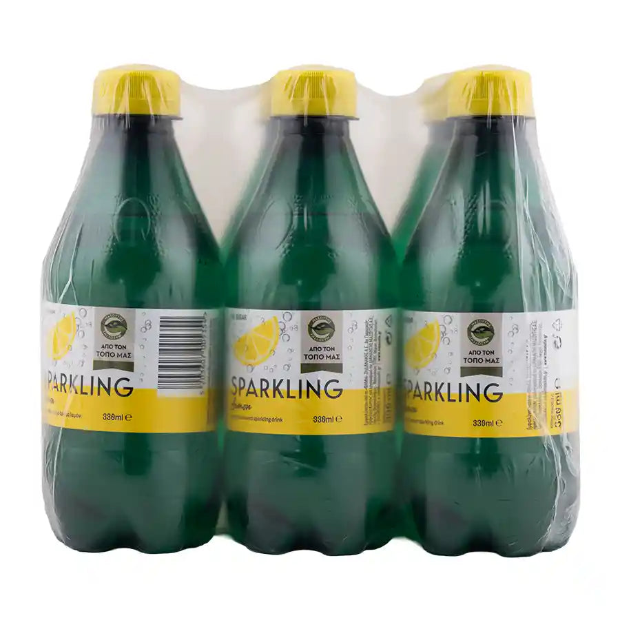 ΜΑΣΟΥΤΗΣ ΑΝΘΡΑΚΟΥΧΟ ΝΕΡΟ 6x330ml - (LEMON) (5203607005323)
