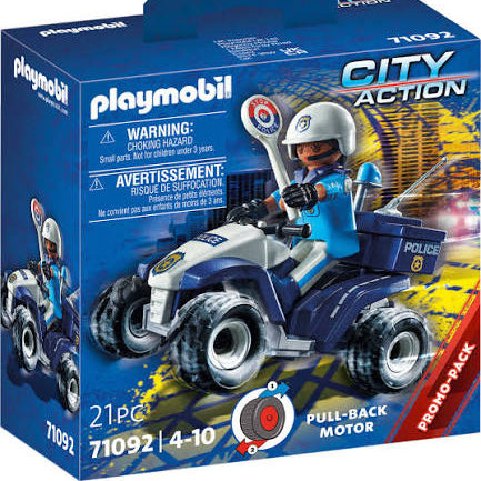 PLAYMOBIL CITY ACTION ΑΣΤΥΝΟΜΙΚΟΣ ΜΕ ΓΟΥΡΟΥΝΑ (71092) (4008789710925)