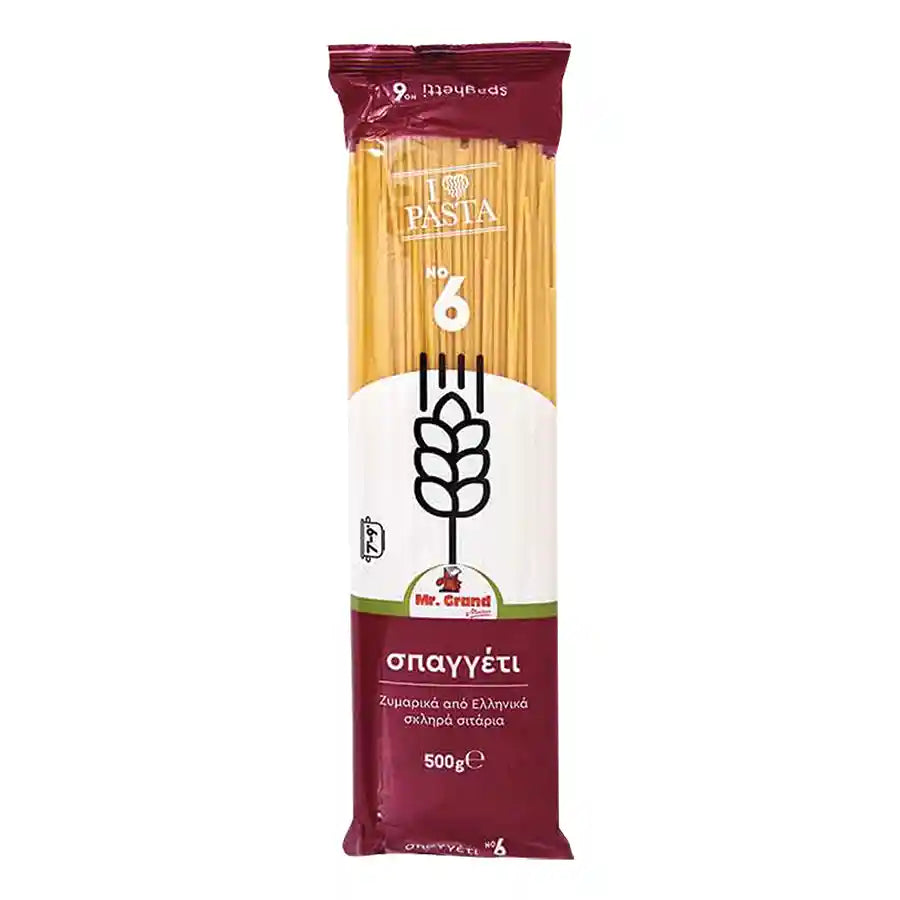 MR GRAND ΜΑΚΑΡΟΝΙΑ ΣΠΑΓΓΕΤΙ No.6 500gr. (Σ24) (5203278018752)
