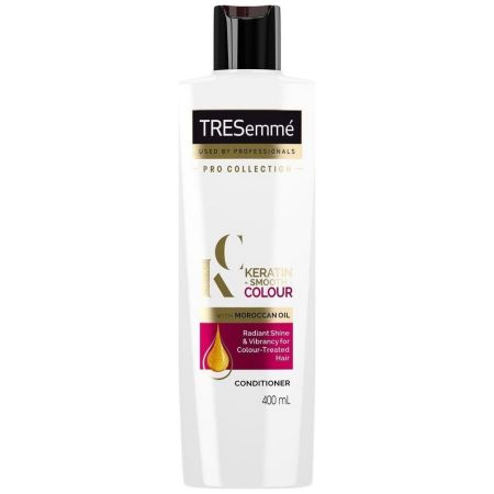 TRESemme Conditioner Μαλλιών Keratin Smooth Color με Moroccan Oil 400ml 6τ (8710522323076)