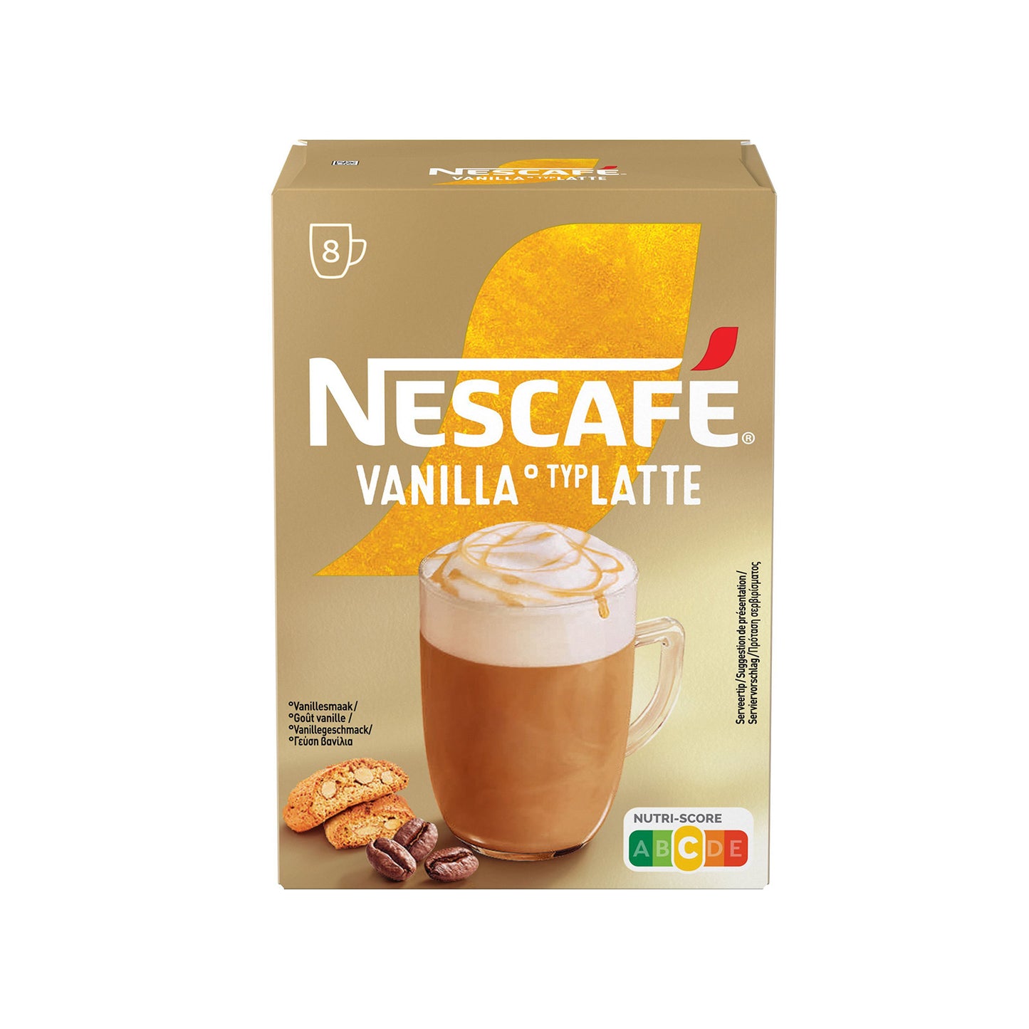 NESCAFE GOLD LATTE (8x17gr.) - (VANILLA) (Σ6) (8445291513334)