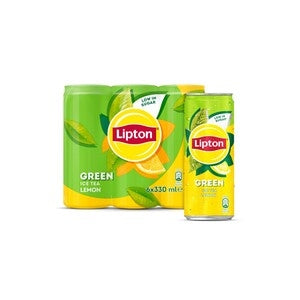 Lipton Box Green Ice Tea Lemon No Carbonated No Sugar 6x330ml 4s (5201156030278)