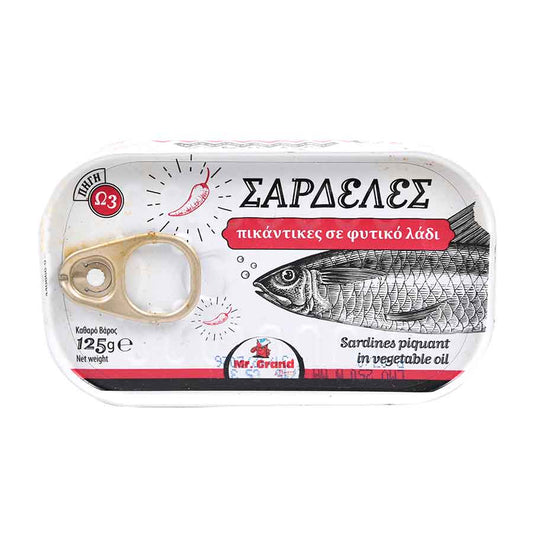 MR GRAND ΣΑΡΔΕΛΕΣ ΠΙΚΑΝΤΙΚΕΣ 125gr. (Σ50) (5203278027013)