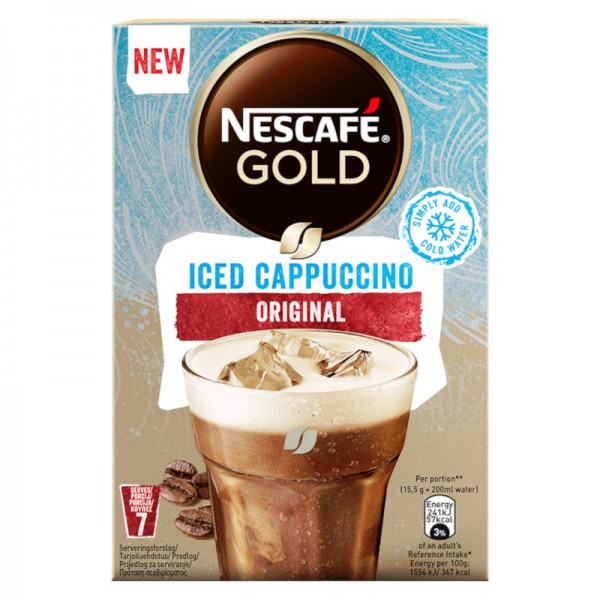 NESCAFE GOLD ICED CAPPUCCINO (7x15,5gr.) (ORIGINAL) (Σ6) (7613287394590)