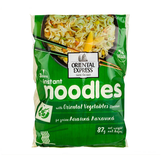 Noodles Λαχανικών Oriental Express 87gr 12τ (5206674101004)