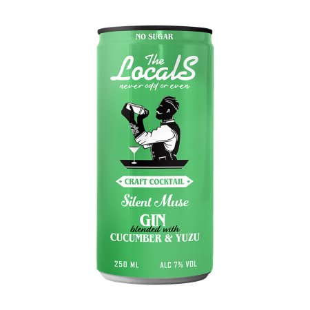 Coctail Locals Gin Cucumber&Yuzu 250ml 16τ (5206542010551)