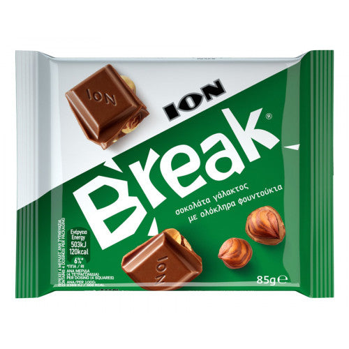 Break Milk Chocolate with Whole Hazelnuts 85gr 12t (5201127013866)