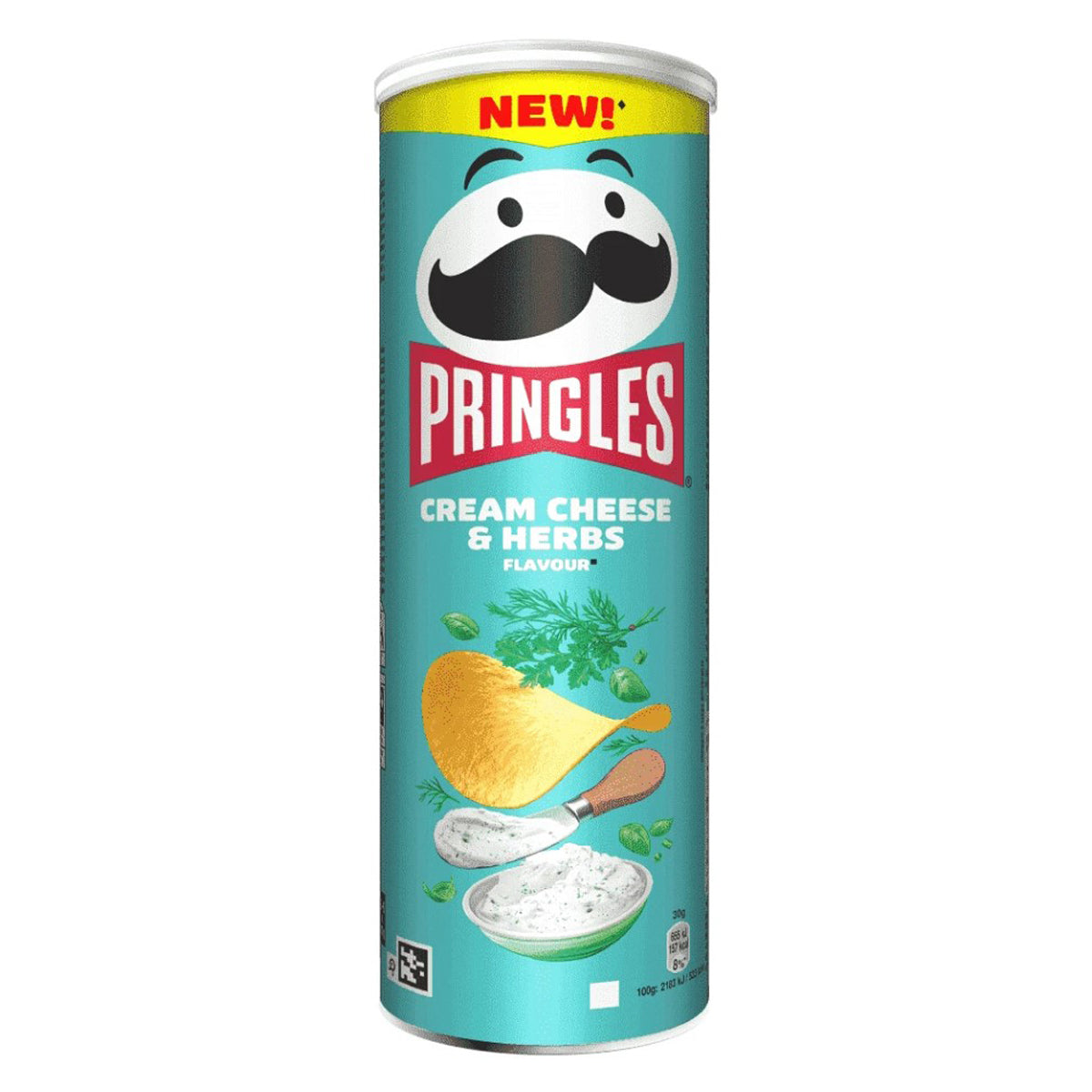 PRINGLES CHIPS 165gr. - (CREAM CHEESE & HERBS) (Σ19) (50553990182682)